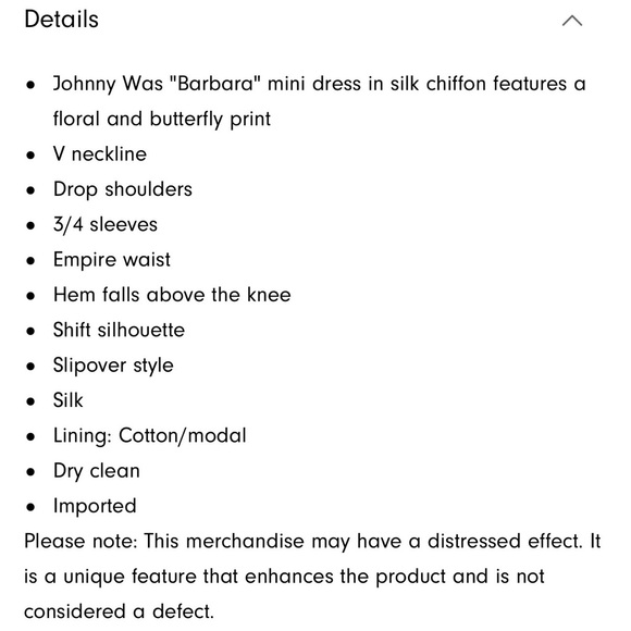 Johnny Was Barbara Mini Dress - Picture 3 of 4